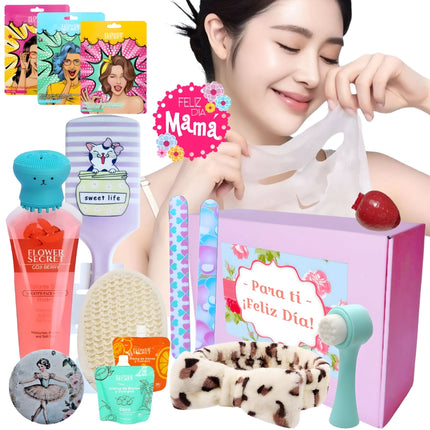 Kit cuidado facial y spa corporal regalo mujer