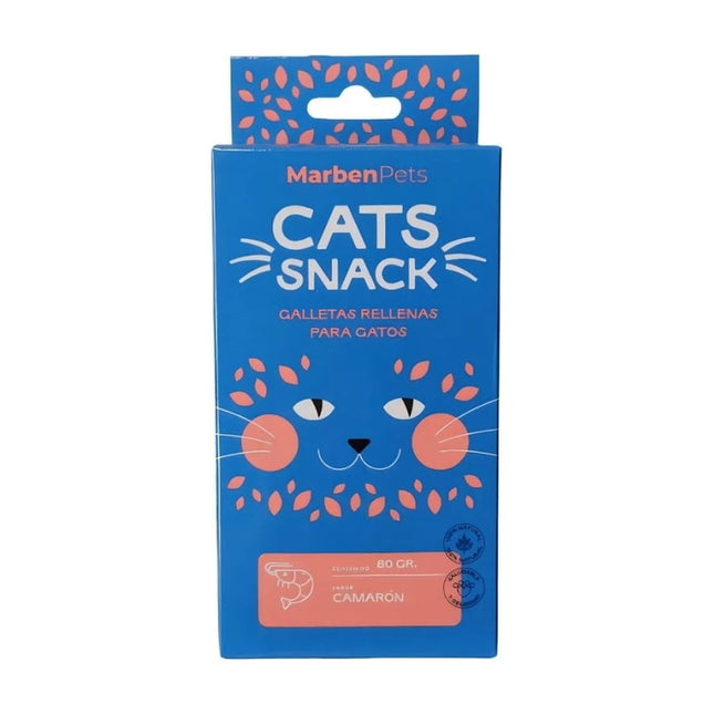 Galletas Rellenas Cats Snack Camarón 80 Grs.