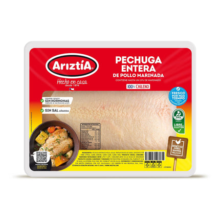 Pollo Pechuga Entera Envasada (Precio por Kg)