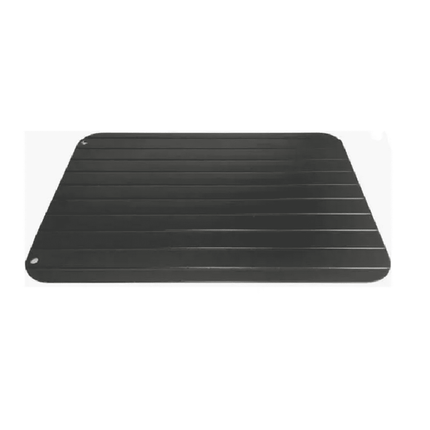 Tabla Para Descongelar Rápido Tabla De Aluminio Carnes Lisa Negro