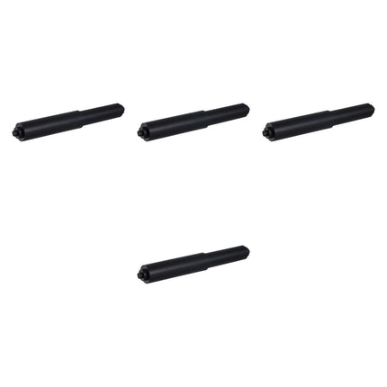 4 Barras De Resorte Para Portarrollos De Papel Higiénico, Accesorios De Baño, Rodillo Con Resorte, Color Negro