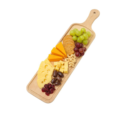 Tabla Para Picoteo Quesos De Madera Bambú 55cm