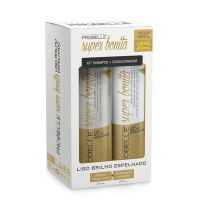 Kit Shampoo y acondicionador Liso Brillo espejado