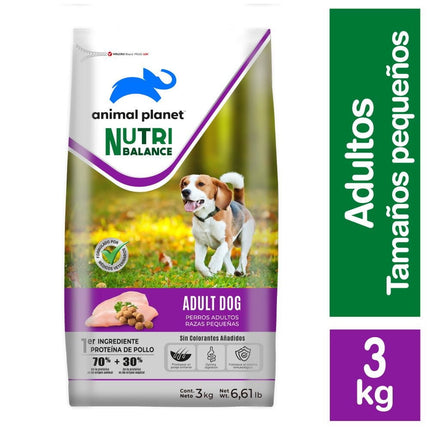 Alimento Seco Perro Adulto Raza Pequeña Sabor Pollo Bolsa