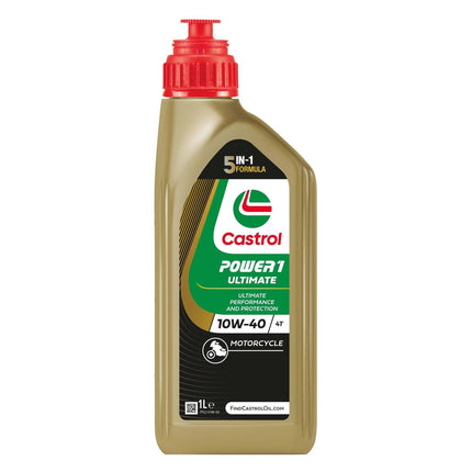 Aceite Moto 10w40 Power1 Ultimate 4t Castrol 1lt Sintético