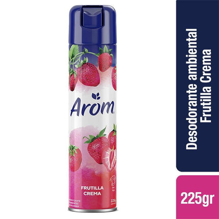 Desodorante Ambiental Aerosol Frutilla Crema Lata, 225 g