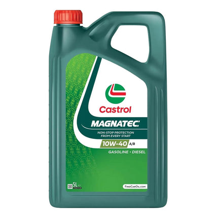 Aceite De Motor Magnatec 10w40 A/b Castrol 5lt A3/b4