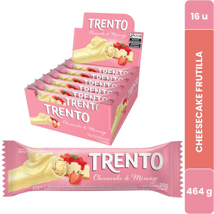 Trento Cheesecake De Frutilla 16 U X 29g, Chocolate