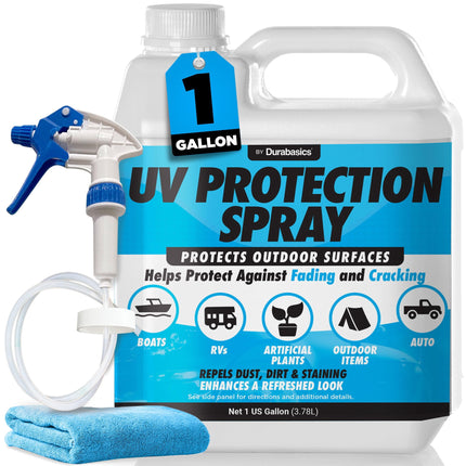 Spray protector UV Durabasics para superficies exteriores