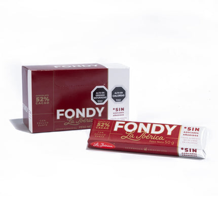 Pack X10 Chocolate en barra Bitter Sin Azúcar 50g La Ibérica