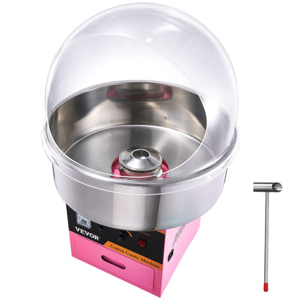 Máquina de algodón de azúcar VEVOR Electric 1000W Commercial Rosa