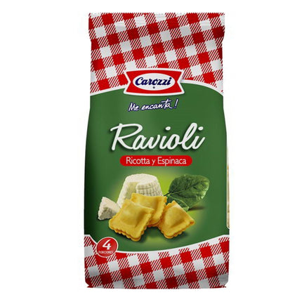 Fideo Pasta Ravioli Ricota y Espinaca Bolsa, 400 g