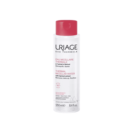 Agua micelar termal pieles sensibles 500ml de Uriage día/noche