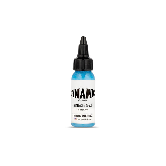 Tattoo Ink Dynamic Color Co. Azul cielo, 30 ml, vegano, fabricado en EE. UU.