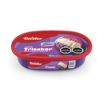 Helado Mora Crema Frambuesa Cassata, 1 L - Bresler | Apishop