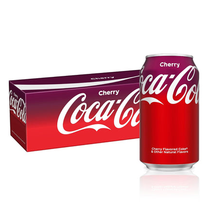 Bebidas Cherry Lata Coca-Cola 12 x 355 ml | Apishop.cl