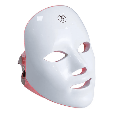 Máscara Facial Terapia De Luz LED Pro | 7 Colores | Cuidado Piel Rejuvenecimiento Acné | Spa En Casa Con Control Táctil