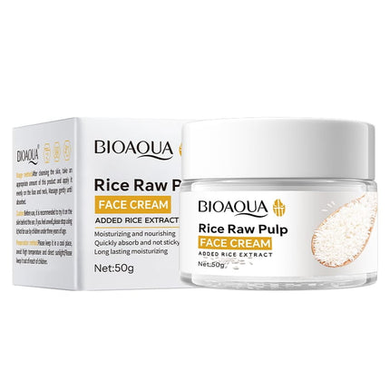 Crema Facial Pulpa De Arroz  Nutritiva Aclaradora 50g