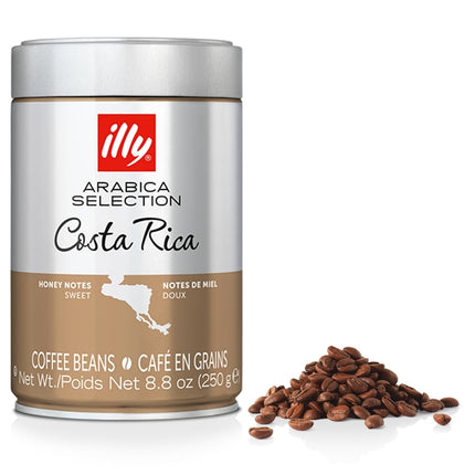 Café illy en grano integral perfectamente tostado Costa Rica 250 g