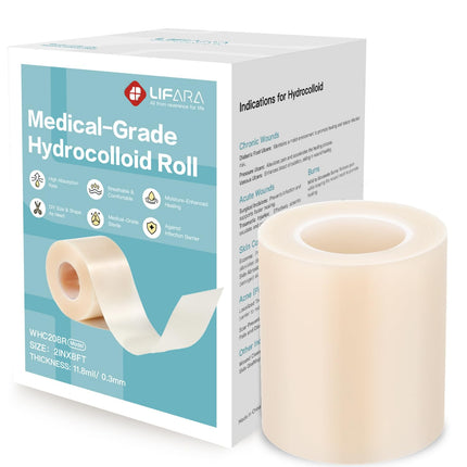 Rollo hidrocoloide para el cuidado de heridas LIFARA cortado a medida de 0.3 mm