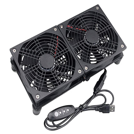 Ventilador Con Cubierta De Computadora, Ventilador De Escape De Ventilación De Refrigeración DIY, 5V Para Enrutador Inalámbrico