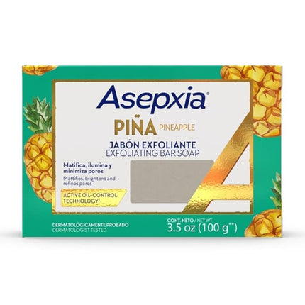 Jabon Facial Barra Pina Asepxia 100Gr