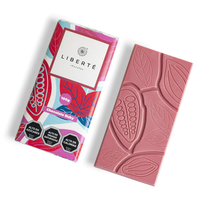 Barra de Chocolate Ruby 100 Gr