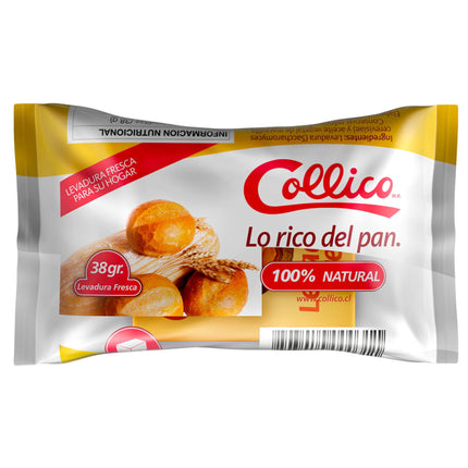 Levadura Fresca Individual Tradicional, 38 g - Collico | Apishop
