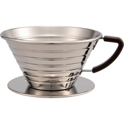 Gotero de café Kalita Carita de acero inoxidable Wave 185S