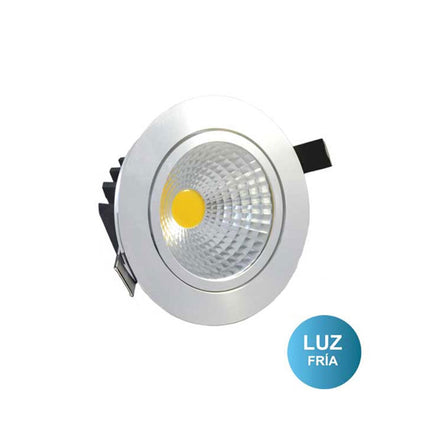 Foco Embutido Led Silver 10W Luz Fría