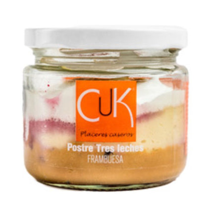 Postre Congelado Tres Leche Frambuesa Frasco, 120 g | Apishop