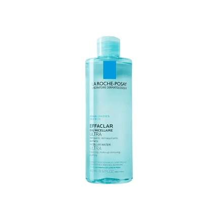 Agua micelar La Roche-Posay Effaclar 400ml, para piel grasa día/noche, color transparente