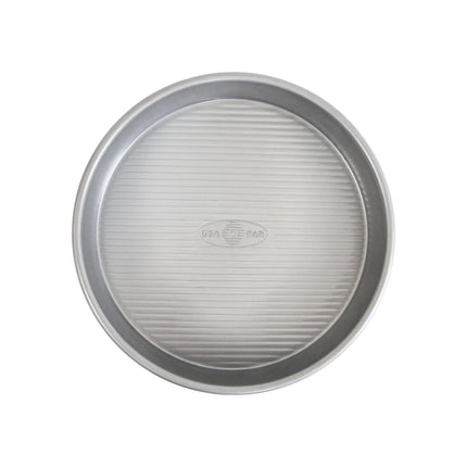 Cake Pan USA Sartén redonda de acero aluminizado de 9 pulgadas, antiadherente