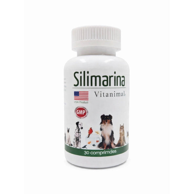 Silimarina 30 Comprimidos Suplemento Hepático Mascotas