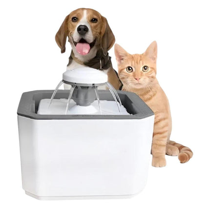 Fuente Bebedero Para Gatos Y Mascotas Automático Blanco