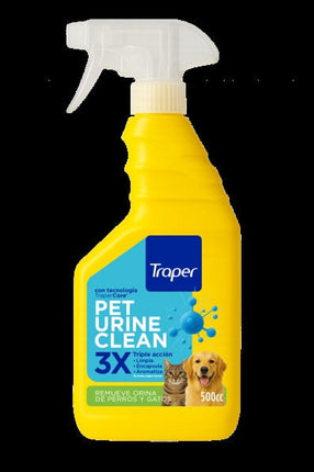 Eliminador olor a orina listo para usar pet urine clean, 500 ml