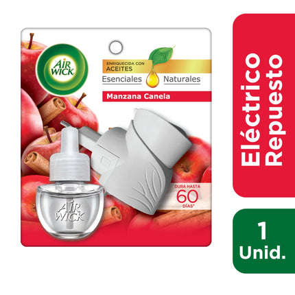 Kit Eléctrico Aromatizante Aceite Manzana Canela Blister, 21 ml