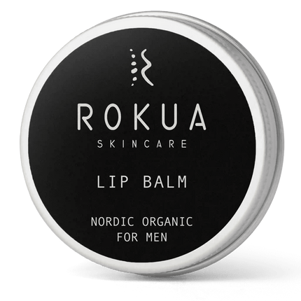 Bálsamo labial Rokua Skincare de 10 ml para hombre, 100% natural y vegano
