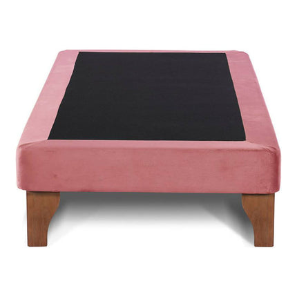 Base De Cama Europea 1 Plaza Palo Rosa 90X190cm