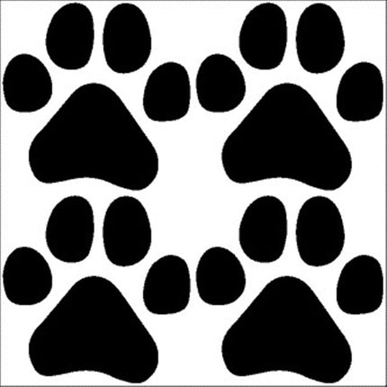 Sticker Patitas Patas Paw Dog Perro Mascota (4x)
