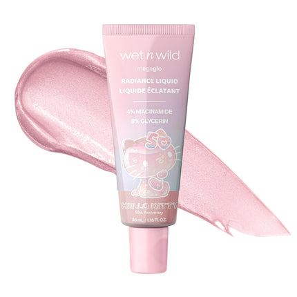 Líquido Radiance húmedo y salvaje de Hello Kitty, nutritivo y vegano