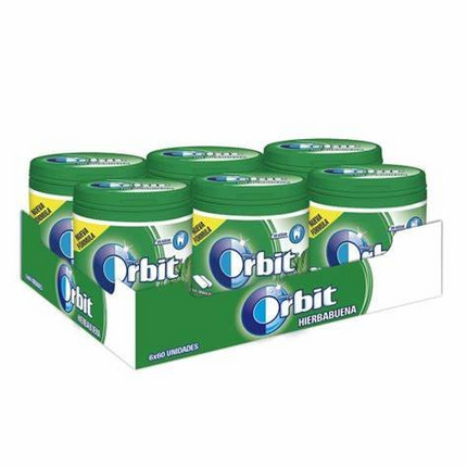 Chicles Hierbabuena Bottle Orbit 6 x 64 g | Apishop