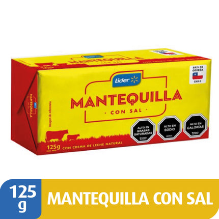 Mantequilla Con Sal Tradicional, 125 g - | Apishop