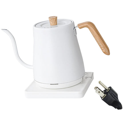 Hervidor De Agua Eléctrico Para El Hogar Con Mango De Calentamiento Rápido Para Cafetería, Casa De Té, Color Blanco