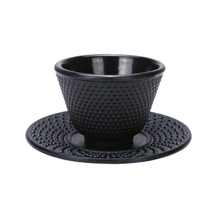 Tazas De Té De Hierro Fundido Set Delicada Taza De Té Creativa De Té Taza De Té Con Platillo Redondo