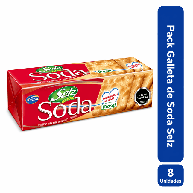 Pack 8 Galletas Soda Selz 180Gr