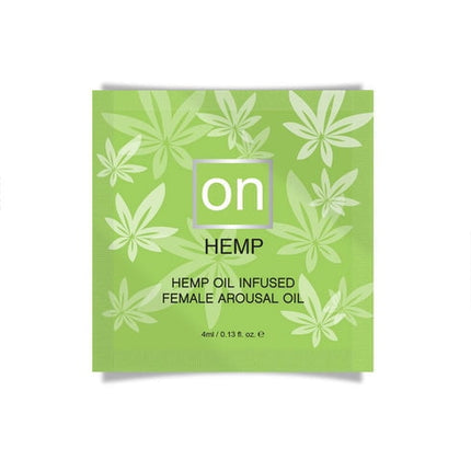 Aceite Estimulante de Clítoris con Aceite de Cáñamo Sachet