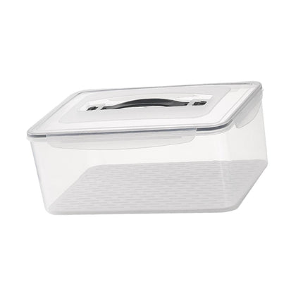 Caja De Almacenamiento De Alimentos Con Escurridor, Portátil, Sellada Para El Hogar, Gabinete Para Pan, 10,5 L