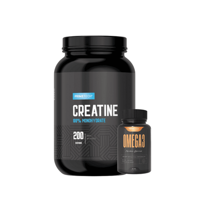 Pack Creatina monohidrato 1 kg + Omega 3 Primetech
