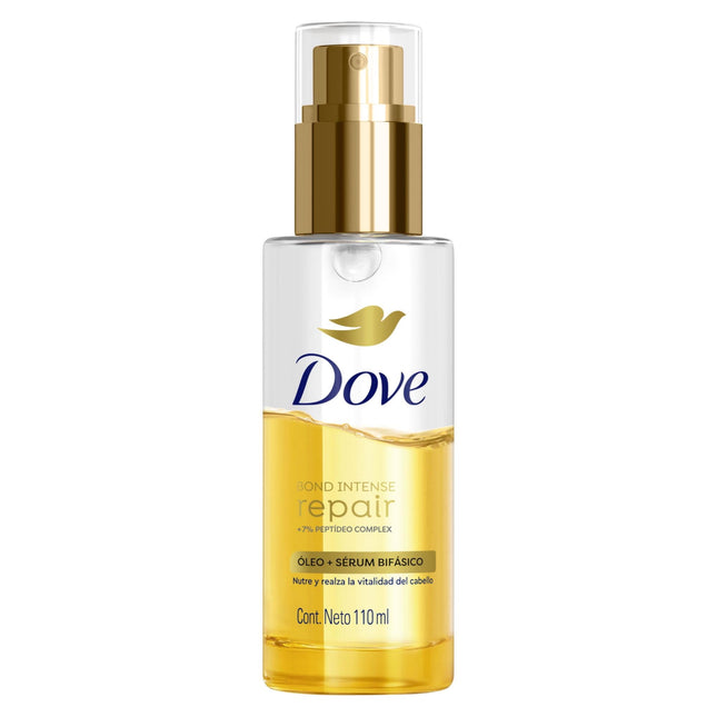 Aceite Capilar Dove Óleo + Serum Bifásico Bond Repair, 110 ml